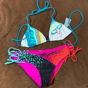 Fox head (racing) swim suit